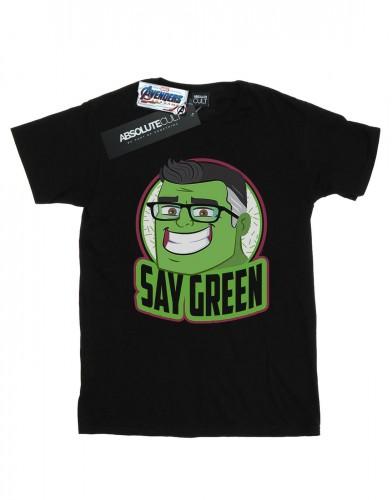 Marvel Girls Avengers Endgame Hulk Say groen katoenen T-shirt