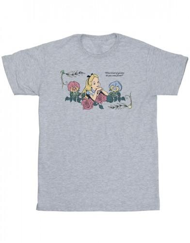 Disney Girls Alice In Wonderland Wat voor soort tuin katoenen T-shirt