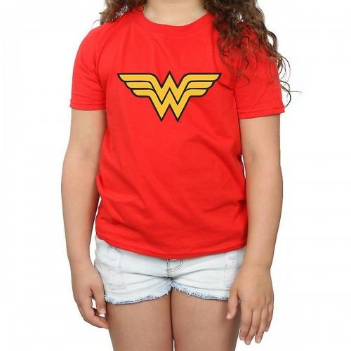 Wonder Woman katoenen T-shirt met logo voor meisjes