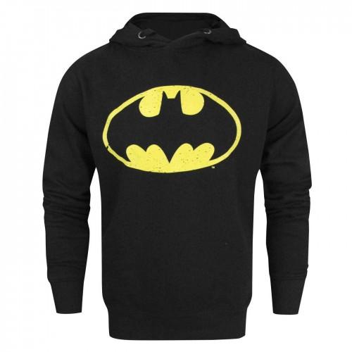 Batman officiële heren hoodie met gespikkeld logo