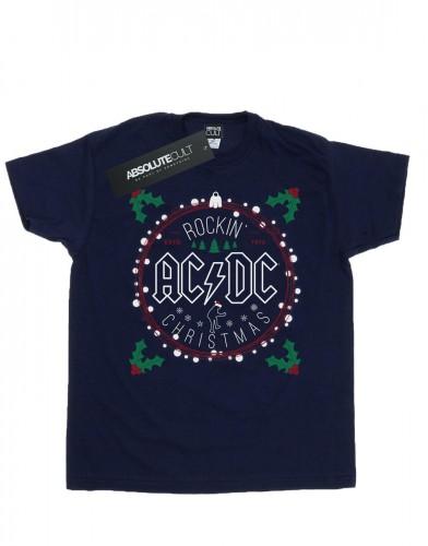 AC/DC Katoenen T-shirt met kerstcirkel voor meisjes
