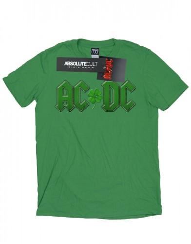 AC/DC Katoenen T-shirt met Shamrock-logo voor meisjes