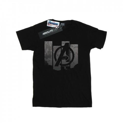 Marvel Girls Avengers Endgame Panel-logo katoenen T-shirt