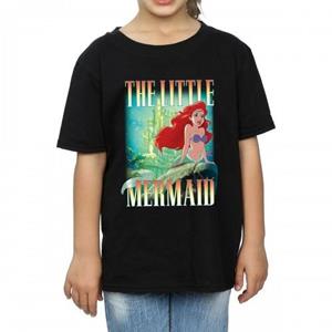 The Little Mermaid De kleine zeemeermin Ariel Montage katoenen T-shirt voor meisjes