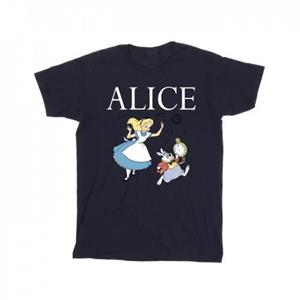 Disney meisjes Alice In Wonderland Follow The Rabbit katoenen T-shirt