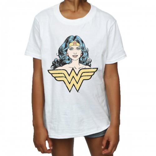 Wonder Woman meisjes gaas katoenen T-shirt