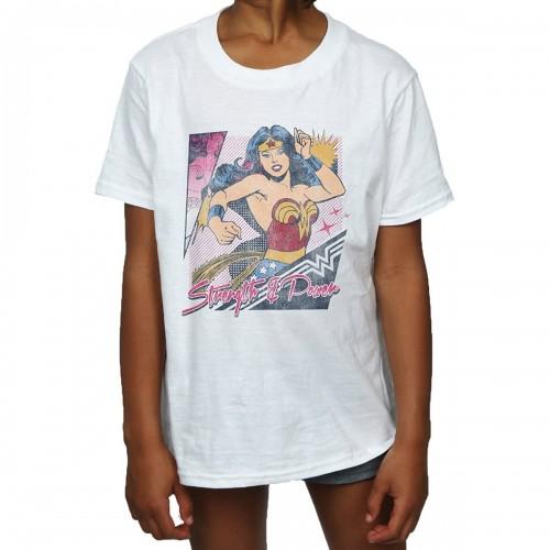 Wonder Woman Girls Strength & Power katoenen T-shirt