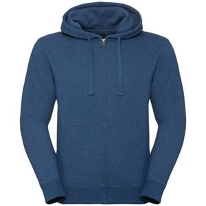 Russell Mens Authentieke Melange Zip Hoodie