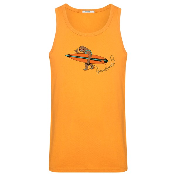 GreenBomb  Animal Sloth Surf Airy - Tanktops - Tanktop, oranje