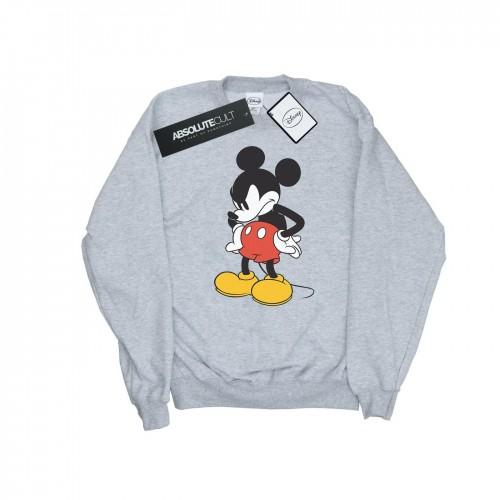 Disney Girls Mickey Mouse Angry Look Down Sweatshirt
