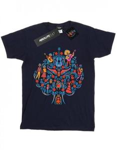 Disney katoenen T-shirt met Coco Tree-patroon voor meisjes