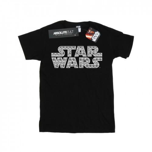 Star Wars Girls Force Awakens Stormtrooper-logo katoenen T-shirt
