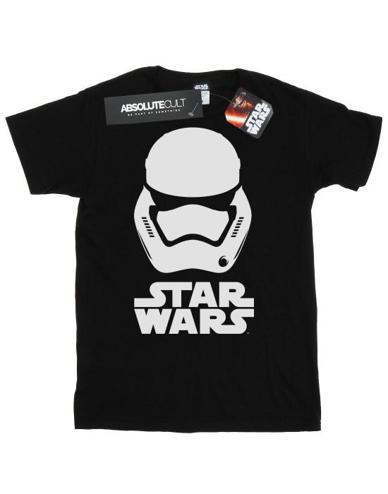 Star Wars Girls Force Awakens Stormtrooper helm katoenen T-shirt
