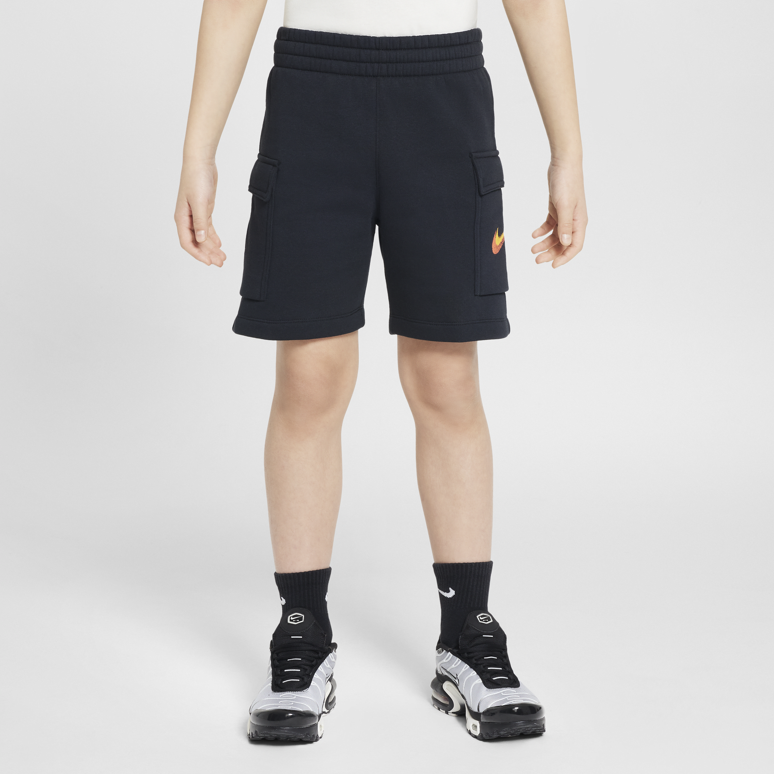 NIKE Sportswear Fleece Sweatshorts Jungen 010 - black