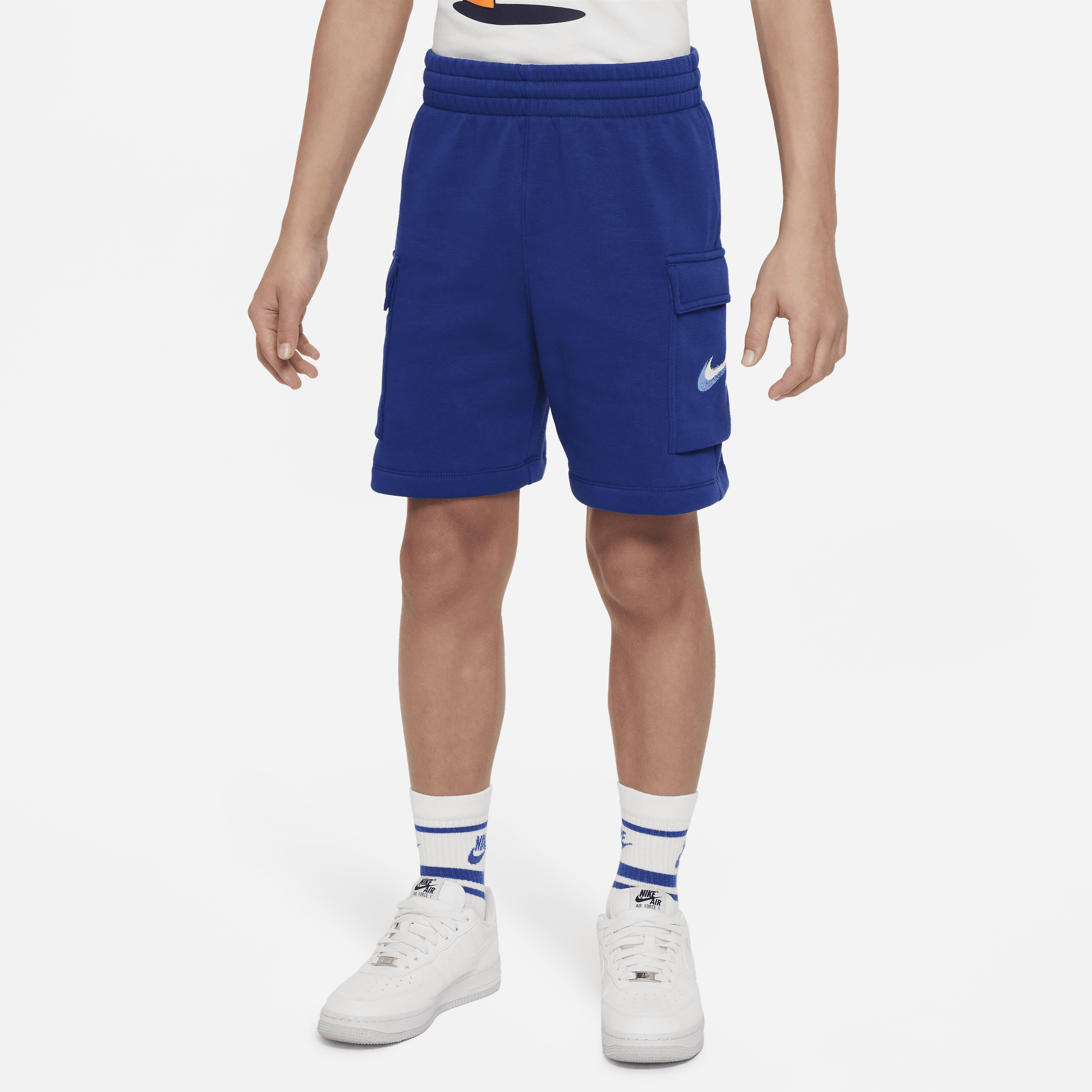 Nike Sportswear Standard Issue fleeceshorts voor jongens - Blauw