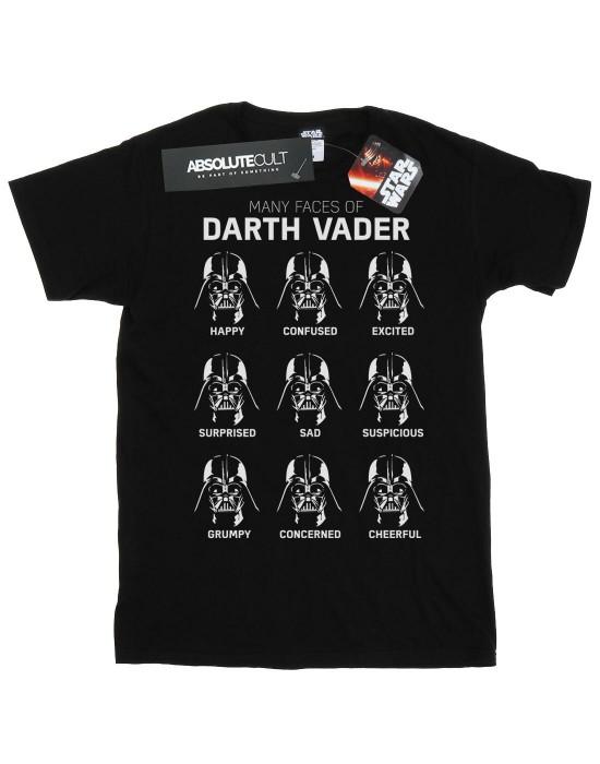 Star Wars Girls de vele gezichten van Darth Vader katoenen T-shirt