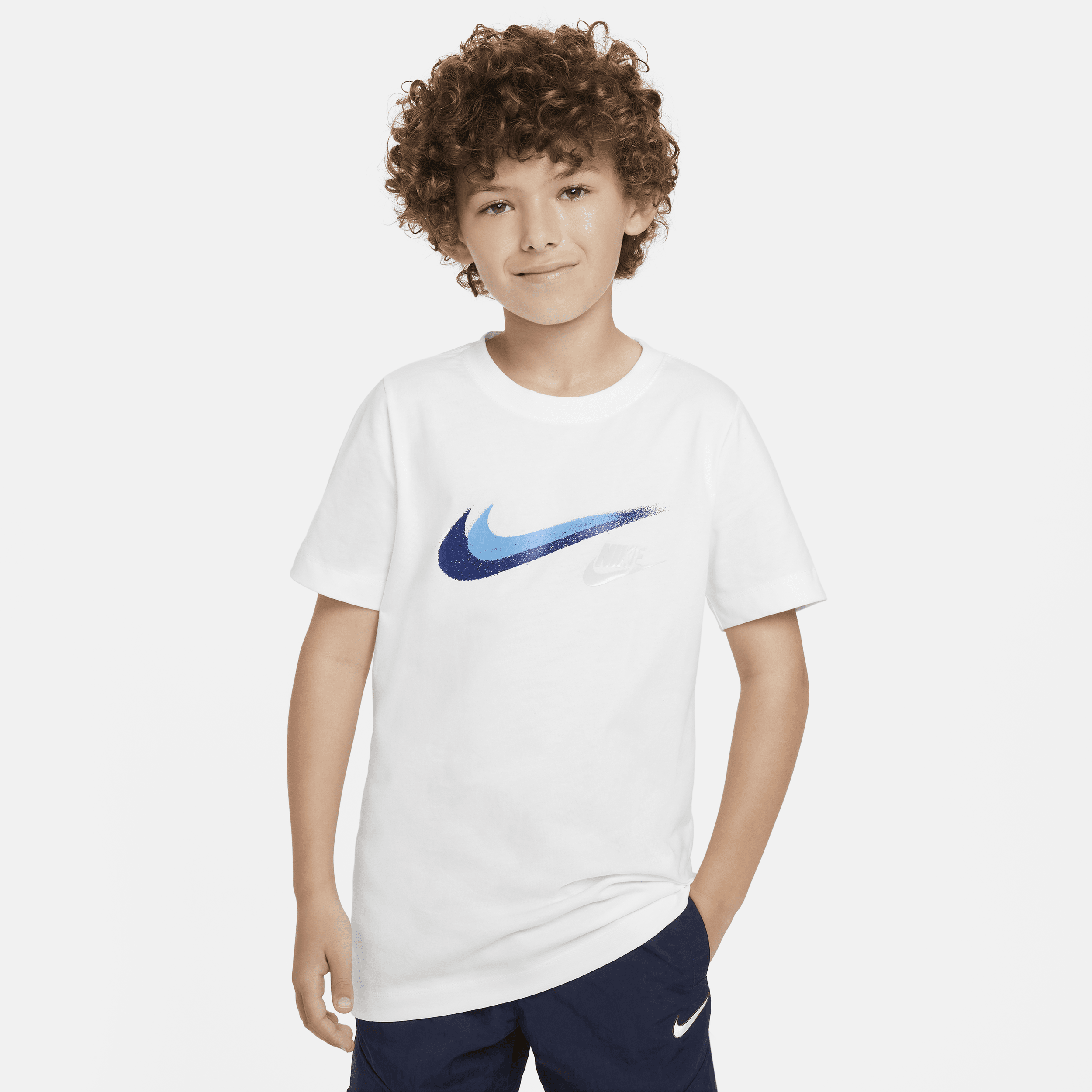 Nike Sportswear T-shirt met graphic voor jongens - Wit