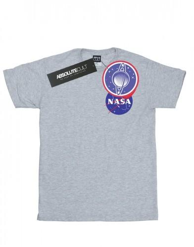 NASA Klassiek katoenen T-shirt met Insignia-borstlogo van  voor meisjes