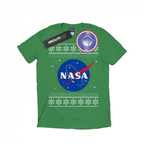 NASA Klassiek Fair Isle katoenen T-shirt voor meisjes van 