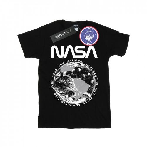 NASA meisjes planeet aarde katoenen T-shirt