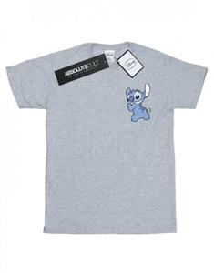 Disney meisjes Lilo en Stitch Stitch katoenen T-shirt met print op de achterkant