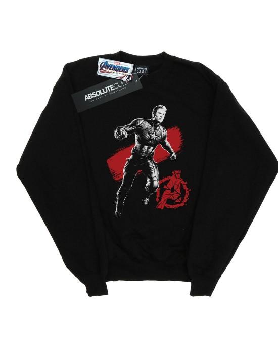 Marvel Boys Avengers Endgame Mono Captain America-sweatshirt