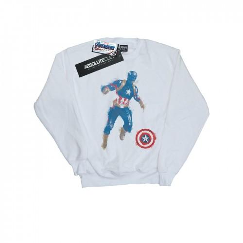 Marvel Boys Avengers Endgame geschilderd Captain America Sweatshirt