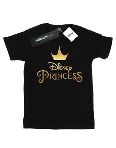 Disney Katoenen T-shirt met  Princess Crown-logo voor meisjes