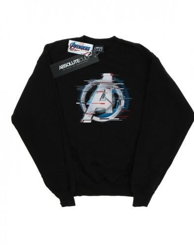 Marvel Boys Avengers Endgame Team Tech-logo-sweatshirt