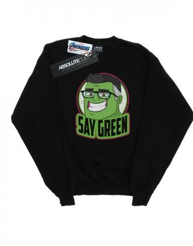 Marvel Boys Avengers Endgame Hulk Say groen sweatshirt