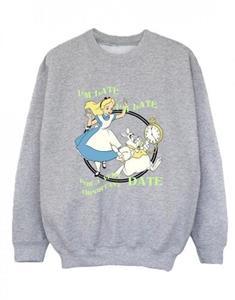 Disney Boys Alice In Wonderland IÂ'm Late Sweatshirt