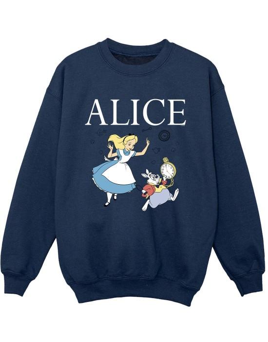 Disney Boys Alice In Wonderland Follow The Rabbit Sweatshirt
