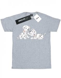 Disney meisjes 101 Dalmatiërs aquarel vrienden katoenen T-shirt