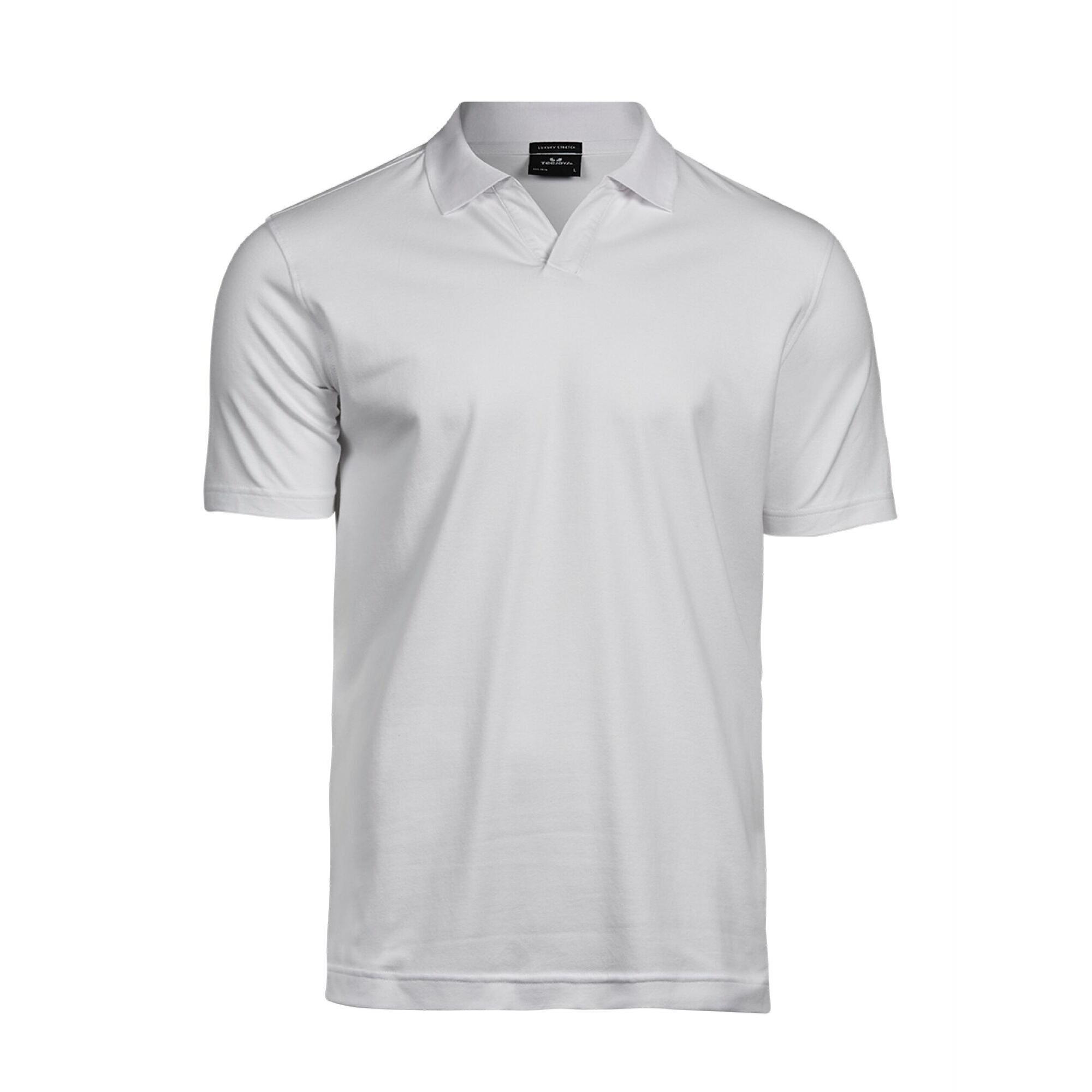 Tee Jays Heren Luxe Stretch V Hals Polo Shirt
