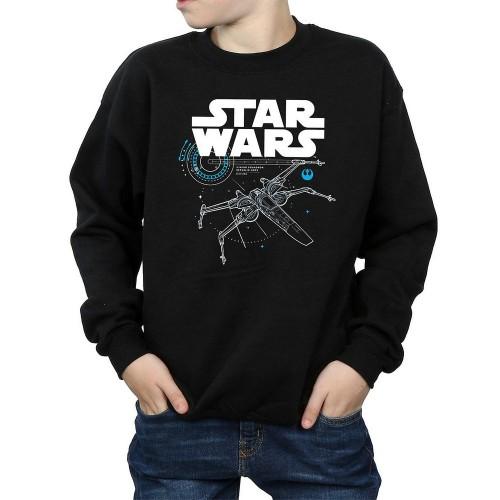 Pertemba FR - Apparel Star Wars: The Last Jedi Boys X-Wing katoenen sweatshirt