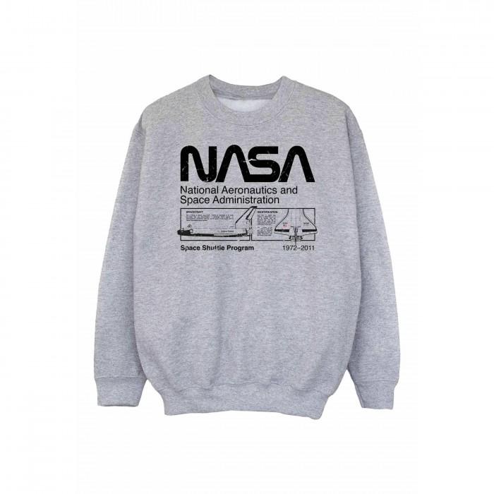 NASA Space Shuttle-sweatshirt voor jongens