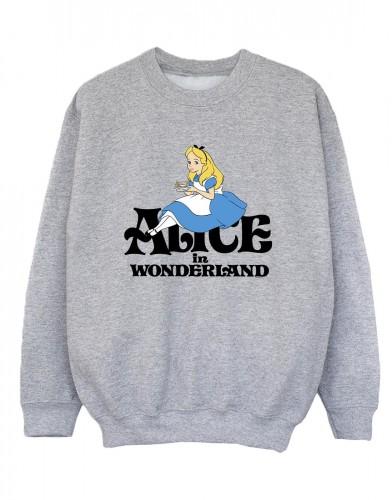 Disney Boys Alice In Wonderland theedrinker klassiek sweatshirt