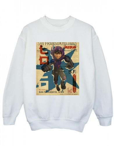 Disney Boys Big Hero 6 Baymax Hiro krantensweater