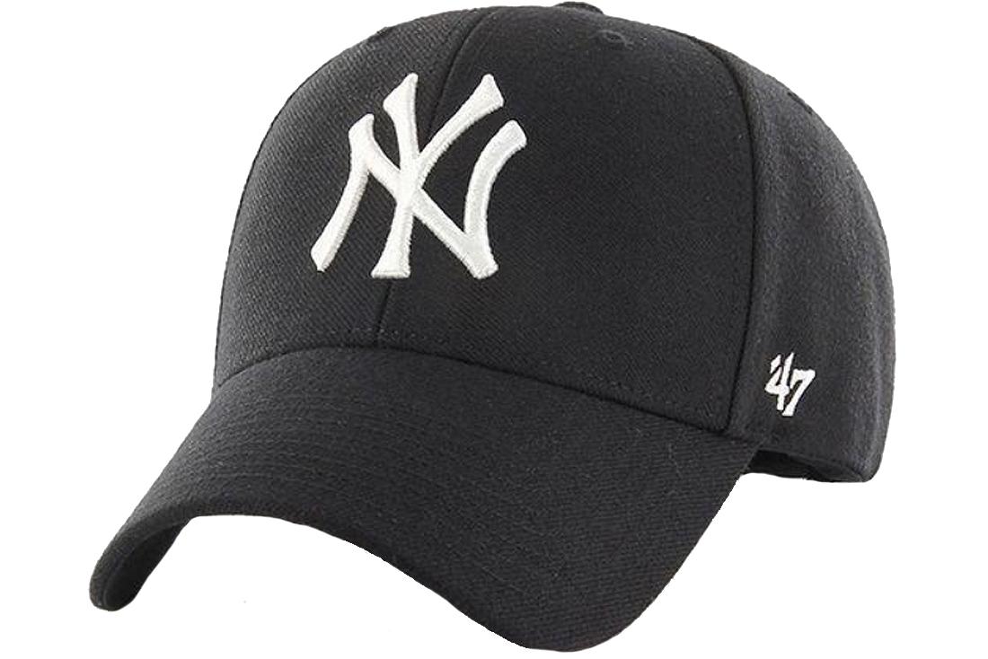 47 BRAND New York Yankees MVP Cap B-MVPSP17WBP-BK, Unisex, Caps, zwart