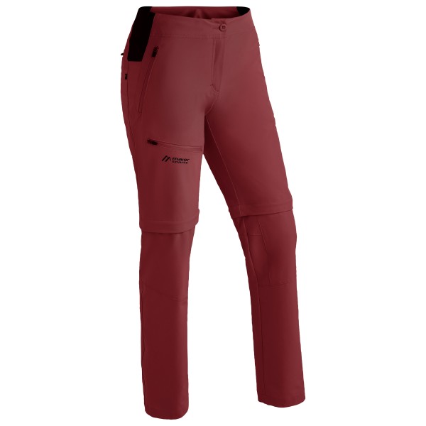 Maier sports  Women's Latit Zip Vario - Afritsbroek, rood