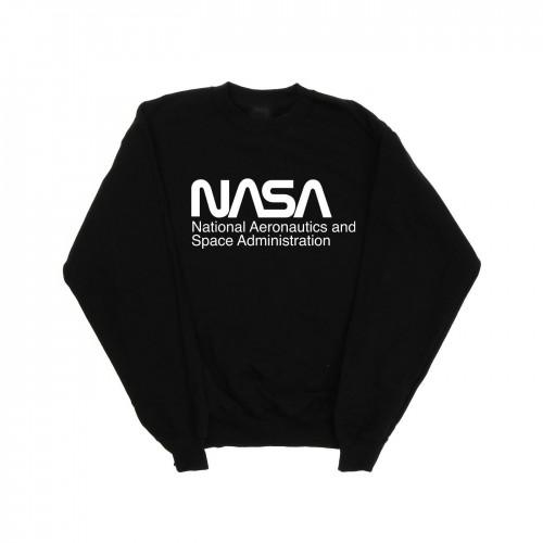 NASA jongenslogo éénkleurig sweatshirt