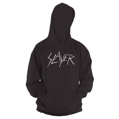 Pertemba FR - Apparel Slayer Unisex Volwassen Scratch Logo Pullover Hoodie