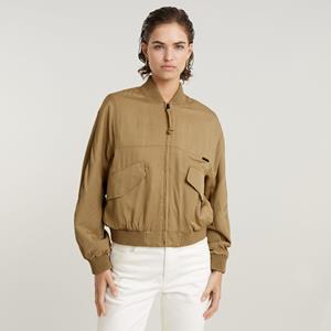 G-Star RAW Everyday Bomber Overshirt - Beige - Dames