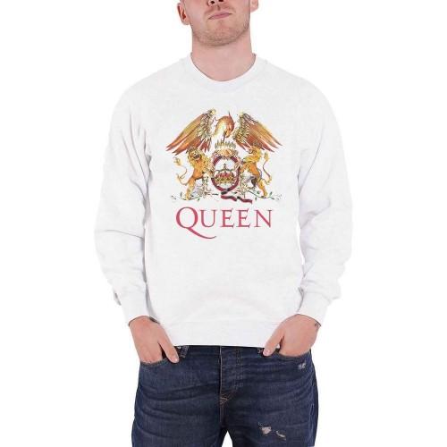Queen Koningin Unisex volwassen klassiek Crest Sweatshirt