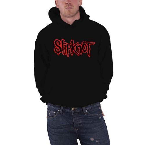 Slipknot Unisex volwassen rugprint logo pullover hoodie
