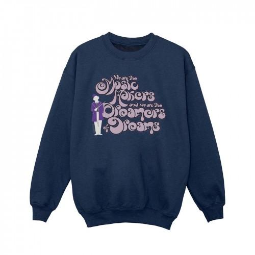 Pertemba FR - Apparel Willy Wonka Girls Dreamers Text Sweatshirt