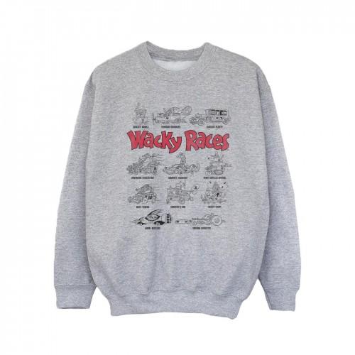 Wacky Races Girls Car Lineup Sweatshirt