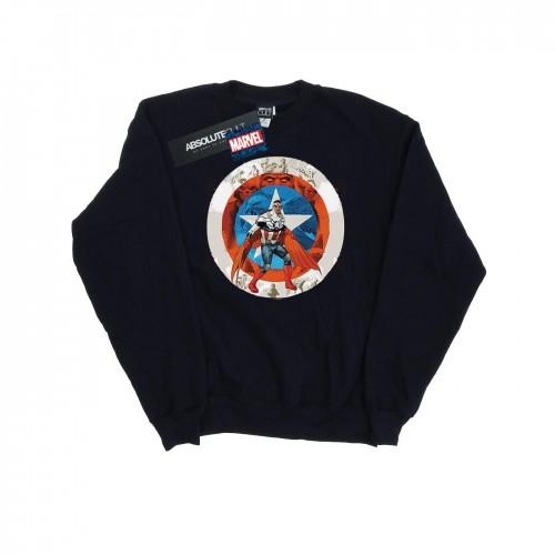 Marvel Boys Captain America Sam Wilson Shield Sweatshirt