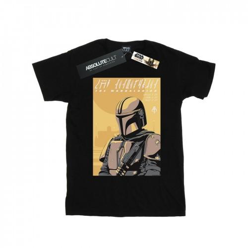 Star Wars Boys The Mandalorian Art Poster T-Shirt