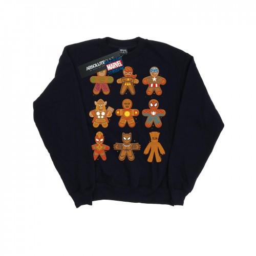 Marvel Boys Avengers Christmas Gingerbread Sweatshirt